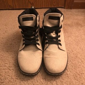 Tan women’s doc martens